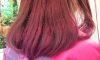 セミロングに、ピンクルージュのヘアカラーがかわいい☆