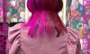 カラフルな髪で魅了する★ピンク×レッド×ブラックのクラゲヘア